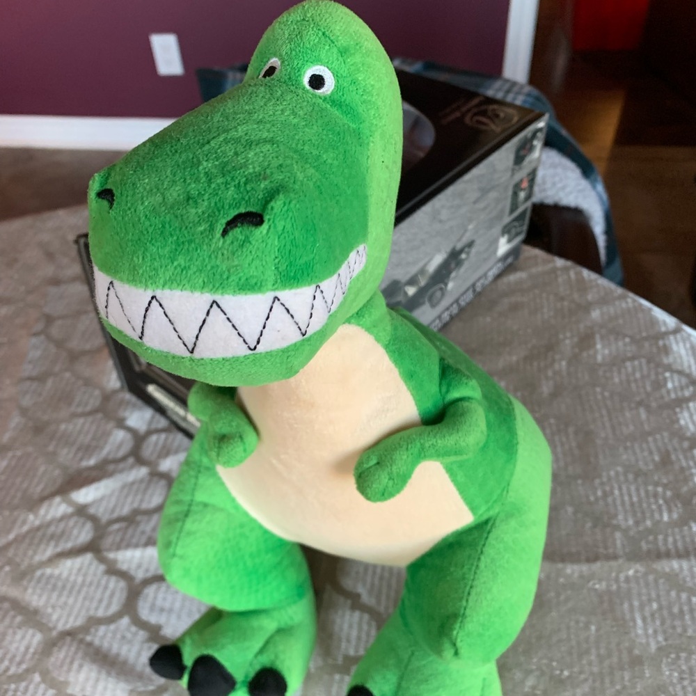 Vintage Toy Story - Disney Store Authentic Plush “Rex” 12” in size.